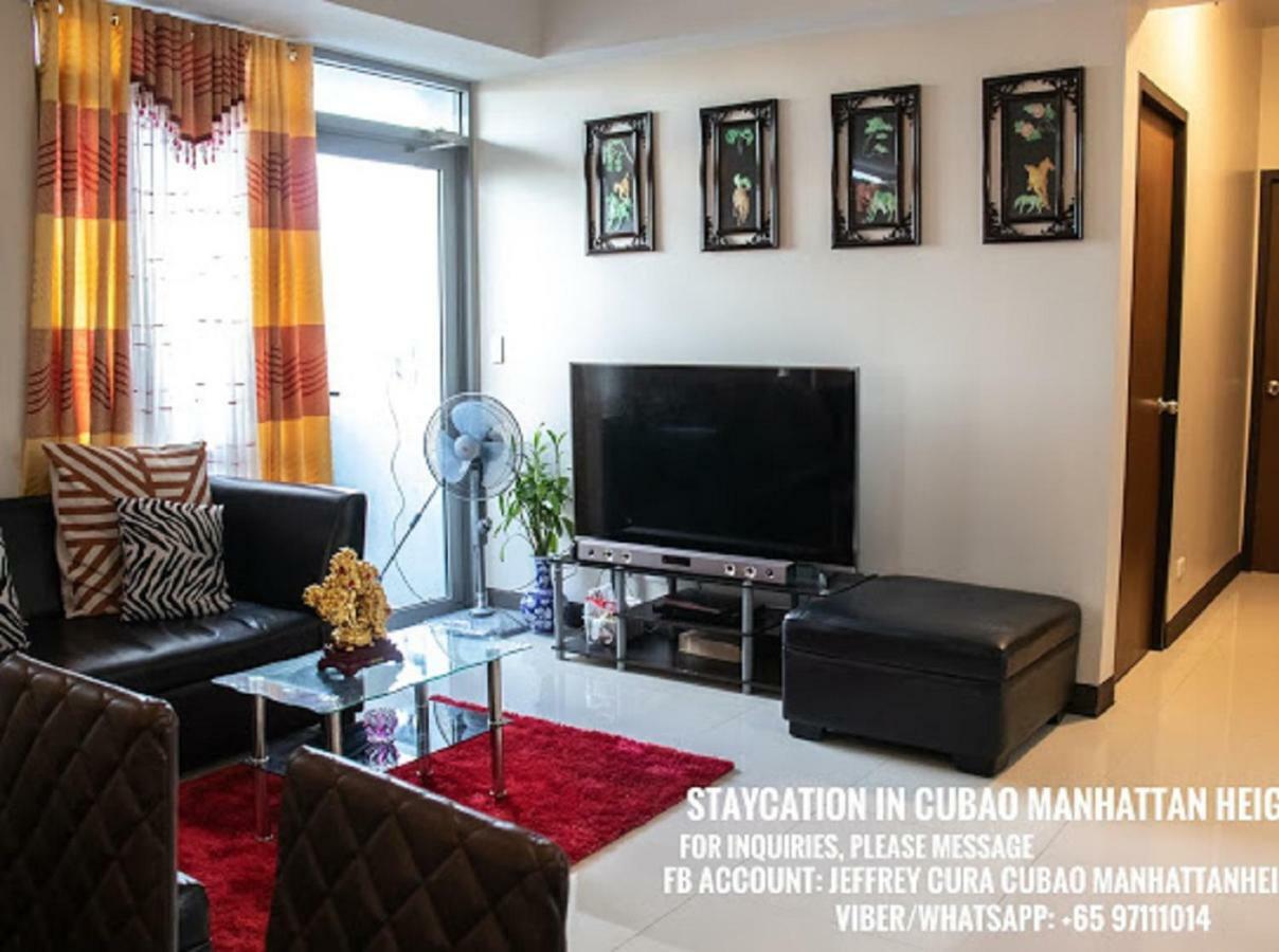 Cubao Manhattan Heights Unit 5A Tower C Quezón by Eksteriør bilde