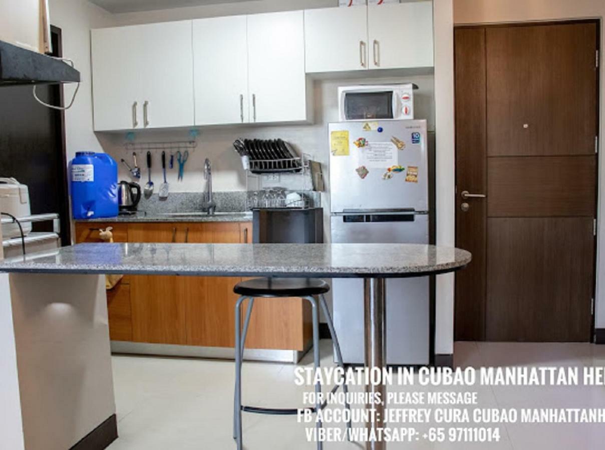 Cubao Manhattan Heights Unit 5A Tower C Quezón by Eksteriør bilde